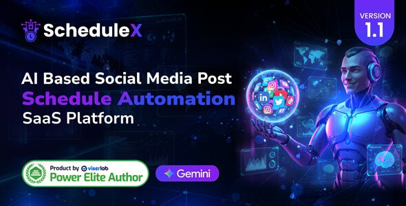 ScheduleX – AI Powered Social Media Post Scheduler (Script Only)